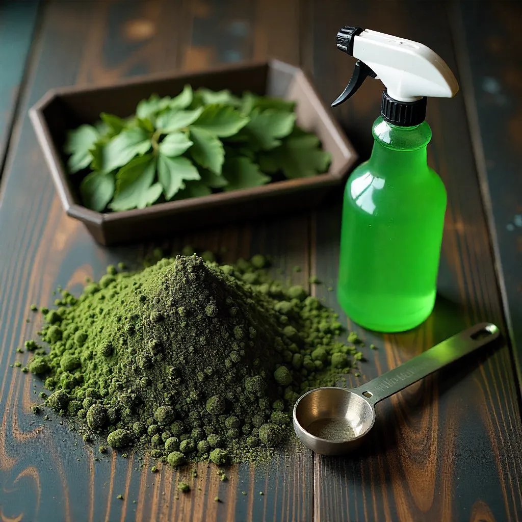 Healthy plants growing in garden